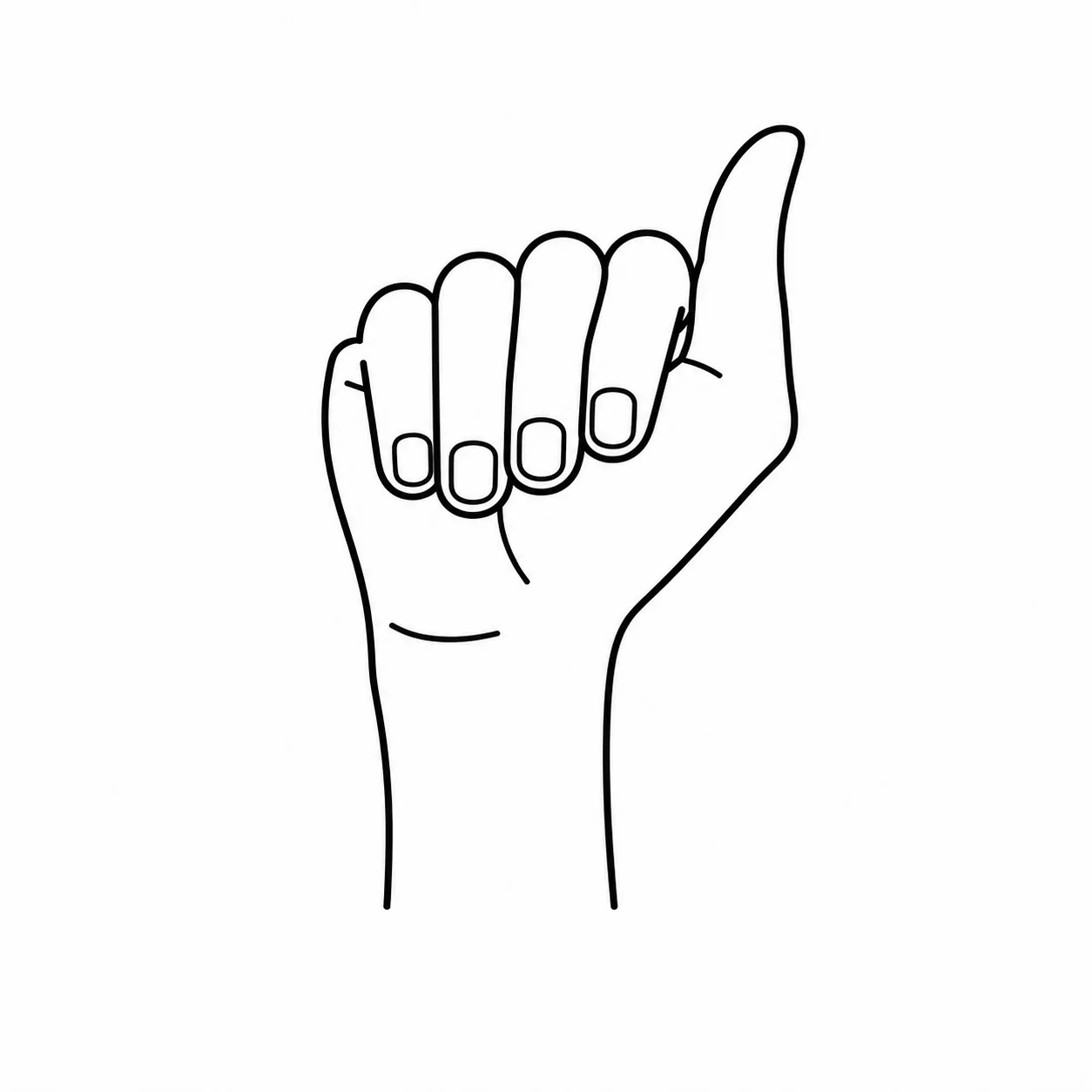 ASL letter A handshape